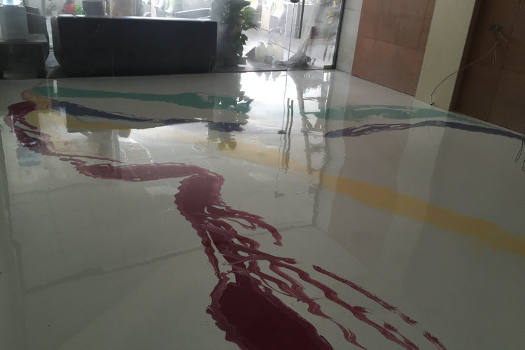 水墨藝術地坪漆 水墨藝術地坪漆